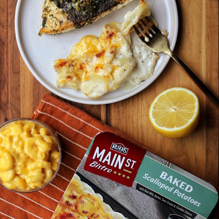 Halibut in Lemon Butter Caper Herb Sauce