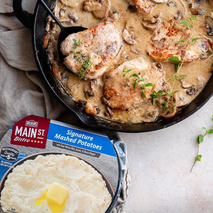 Pork Chops in Mushroom Cream Sauce